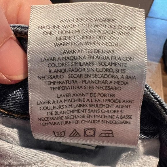 Style & Co Denim ankle jeans with frayed ankles and braced belt loops sz 18. - Picture 10 of 10